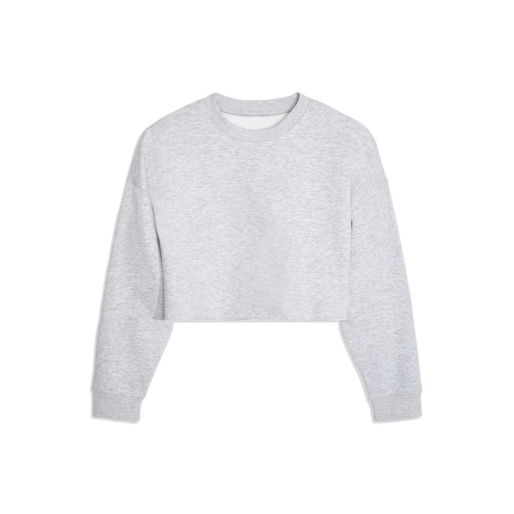 We Wore What Grey Cropped Pullover Size Xl